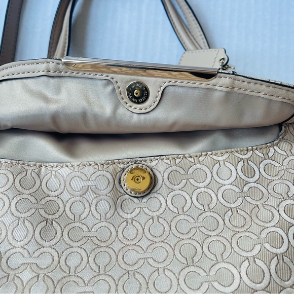Coach Madison Georgie OP Art Convertible Satchel - Picture 8 of 12